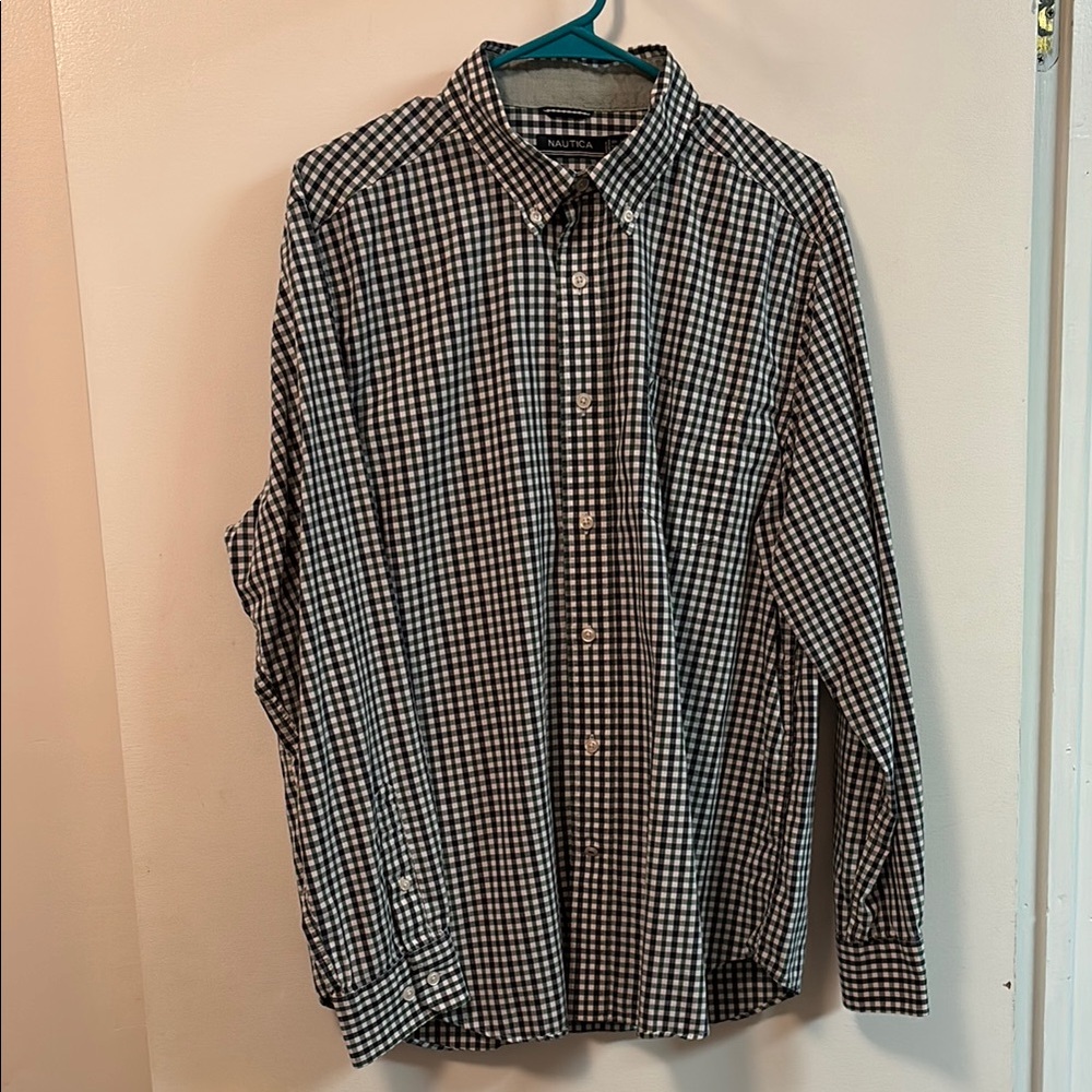 Nautical Long Sleeved Button Down